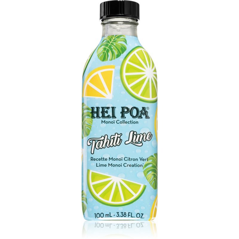 Hei Poa Tahiti Monoi Oil Lime мультифункціональна олійка для обличчя, тіла та волосся 100 мл