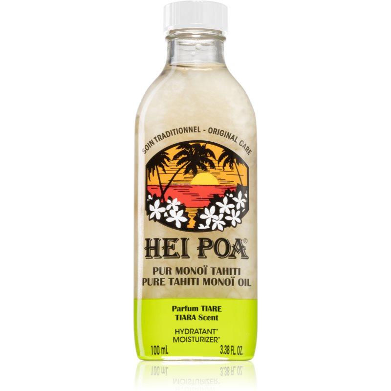 Hei Poa Pure Tahiti Monoï Oil Tiara Multi-purpose Oil For Body And Hair 100 Ml