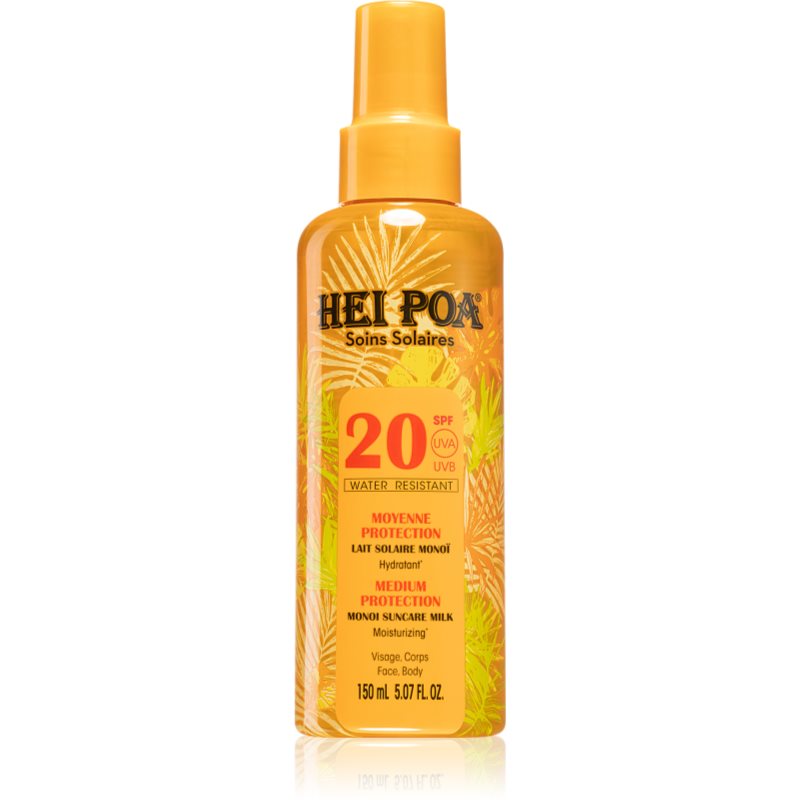 Hei Poa Monoi Suncare Protective Sunscreen Lotion SPF 20 150 Ml