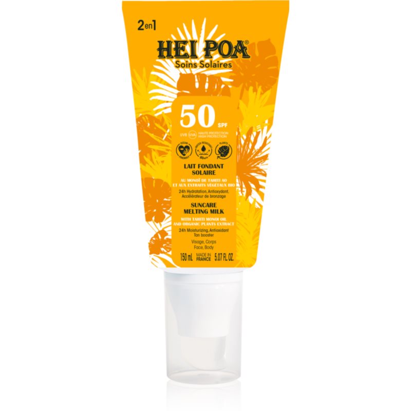 Hei Poa Suncare sunscreen lotion for face and body SPF 50 150 ml
