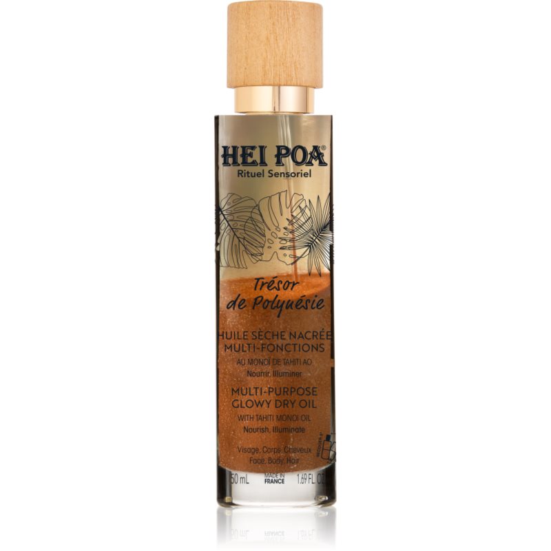 Hei Poa Treasure of Polynesia multi-purpose dry oil for face, body and hair 50 ml
