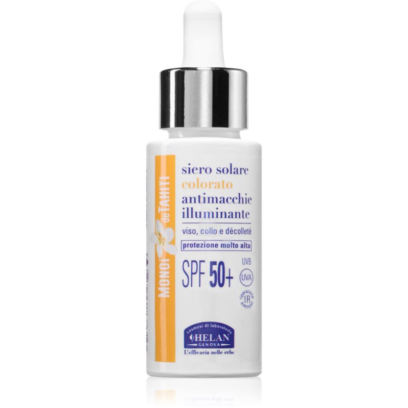 Helan MONOÏ de TAHITI Tinted Sun Serum aufhellendes Tönungsfluid SPF 50+ 30 ml