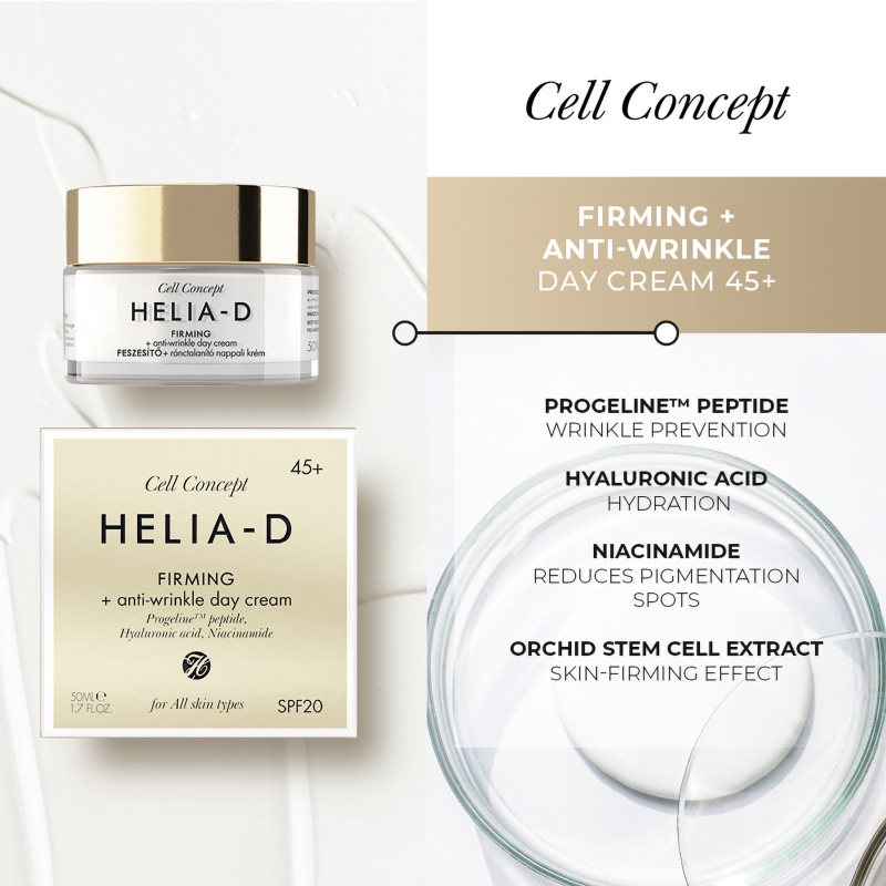 Helia-D Cell Concept Straffende Anti-Falten-Tagescreme 45+ 50 ml