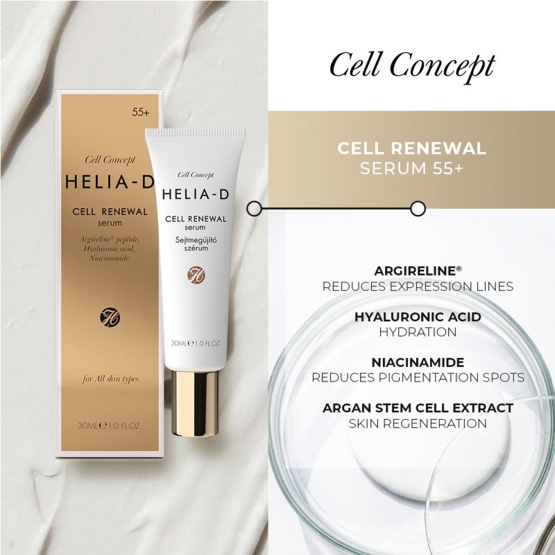 Helia-D Cell Concept verjüngendes Anti-Aging Serum 55+ 30 ml