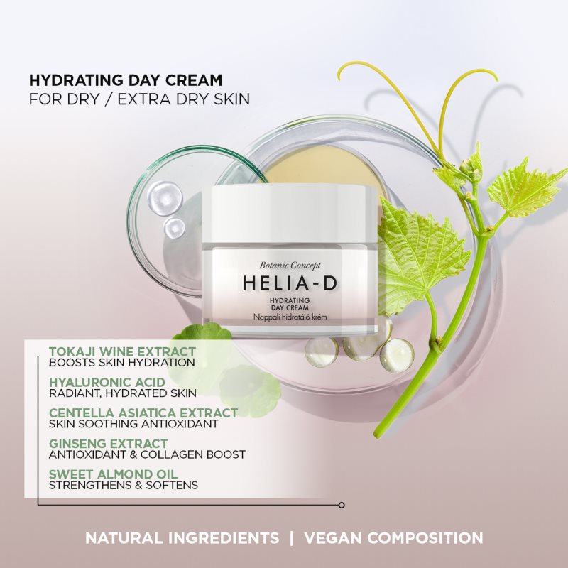 Helia-D Botanic Concept Feuchtigkeitscreme für sehr trockene Haut 50 ml