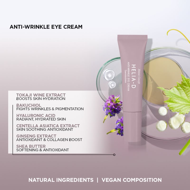 Helia-D Botanic Concept Augencreme gegen Falten 15 ml
