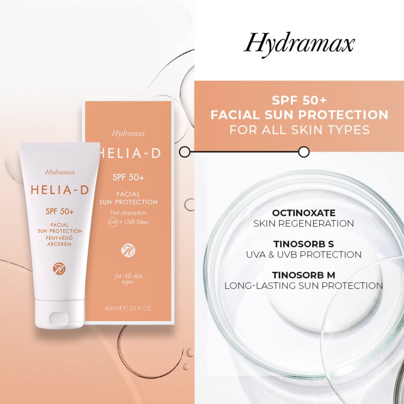 Helia-D Hydramax schützende Gesichtscreme SPF 50+ 40 ml