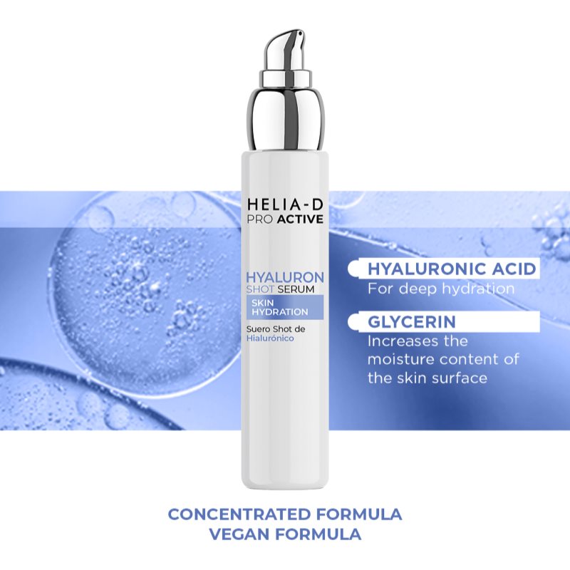 Helia-D Pro Active Hyaluron feuchtigkeitsspendendes Hautserum 50 ml