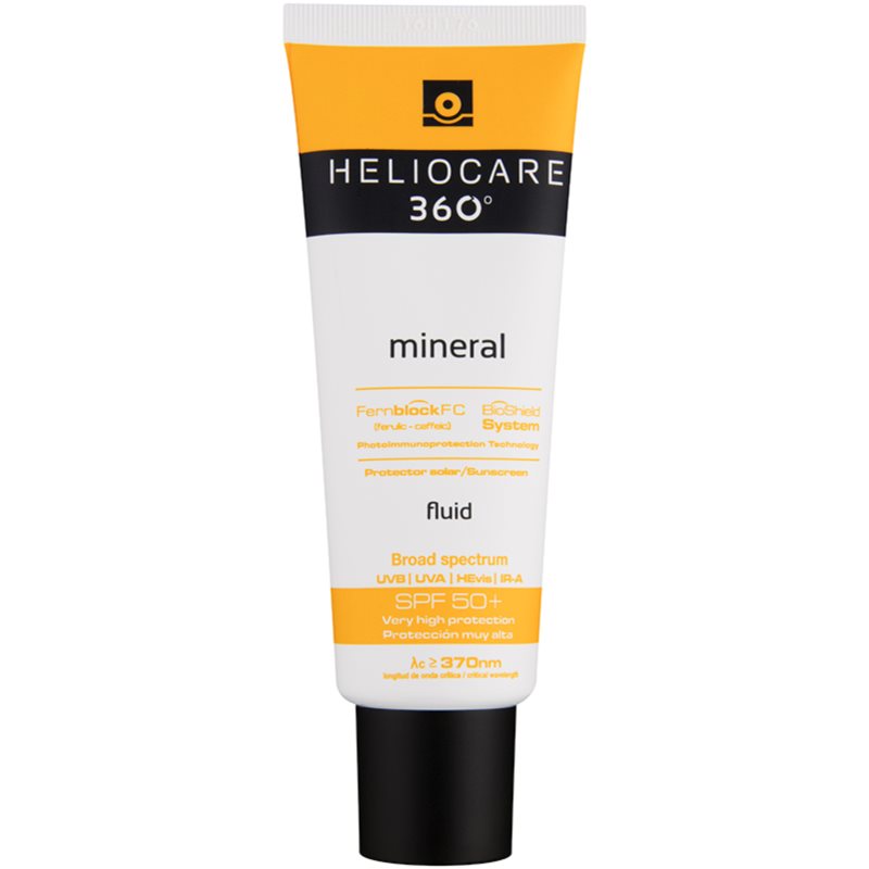 Heliocare 360° mineralinis apsaugos nuo saulės fluidas SPF 50+ 50 ml