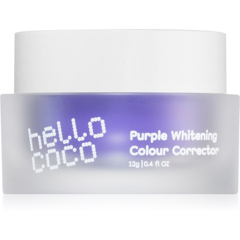 Hello Coco Purple Whitening Colour Corrector prášok na bielenie a odstránenie škvŕn 12 g