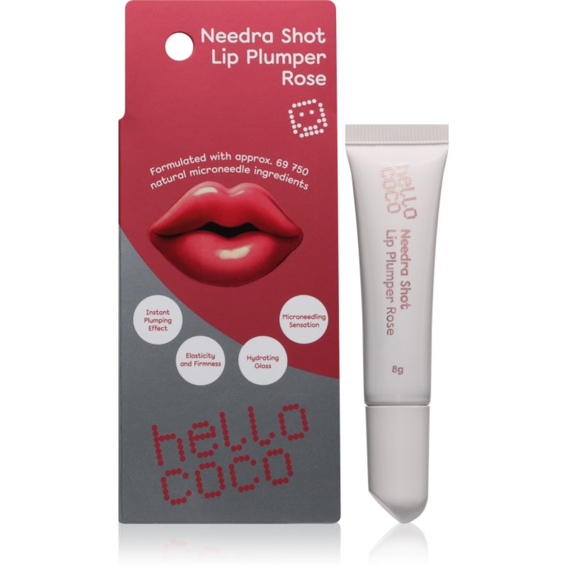 hello coco Needra Shot Lip Plumper lucidalabbra effetto volumizzante colore Rose 8 g
