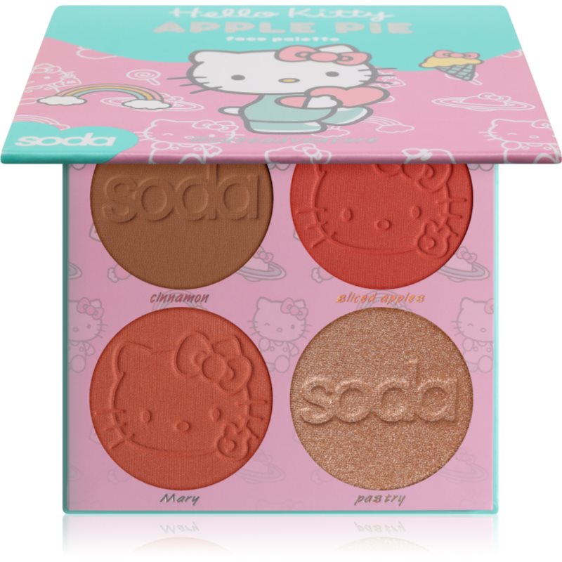 Hello Kitty Apple Pie Face Palette paletka na tvář 12 g