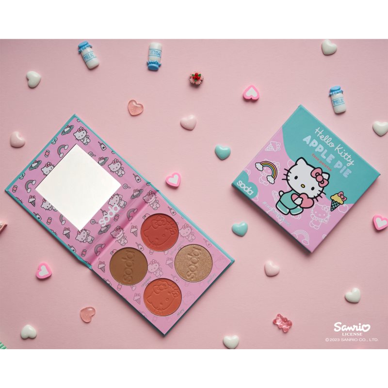 Hello Kitty Apple Pie Face Palette Palette für das Gesicht 12 g