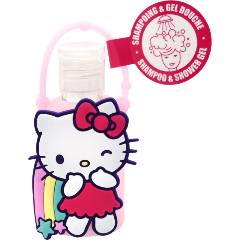 Hello Kitty Shampoo and Shower Gel 2 in 1 sprchový gel a šampon 2 v 1 pro děti 50 ml