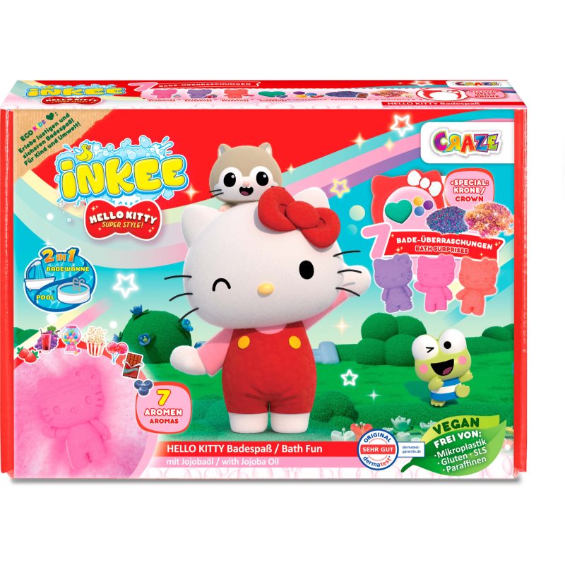 Hello Kitty Gift Box Bath Presentförpackning för bad Barn unisex