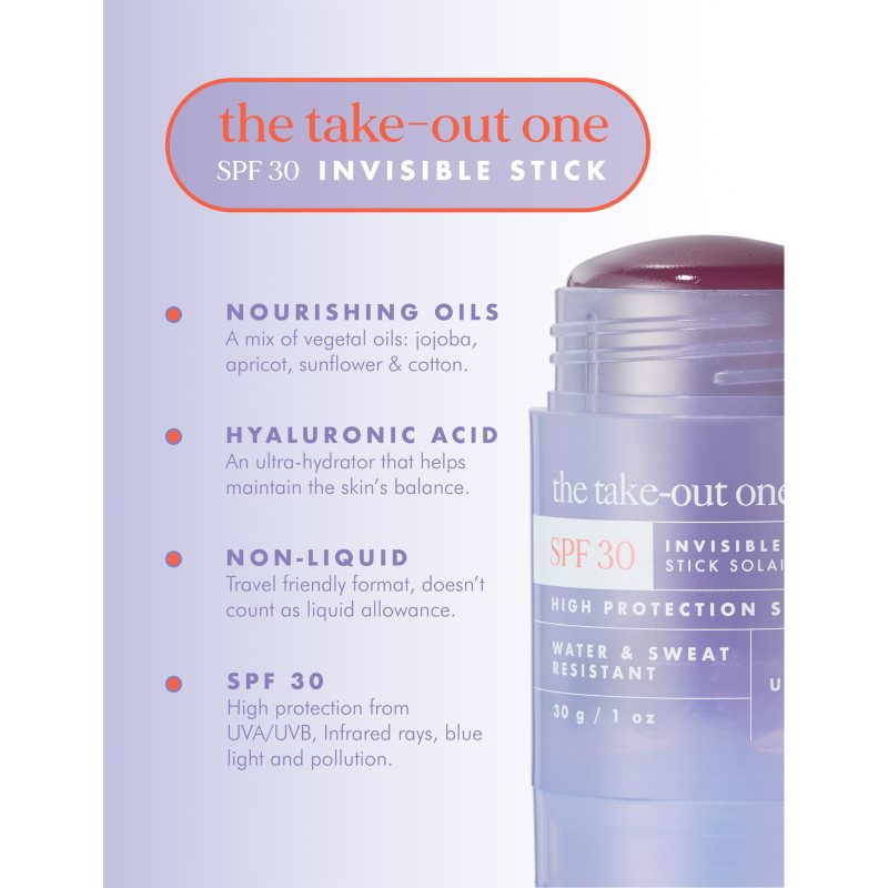hello sunday the take-out one ochranná hydratační tyčinka SPF 30 30 g (obrázek 3)