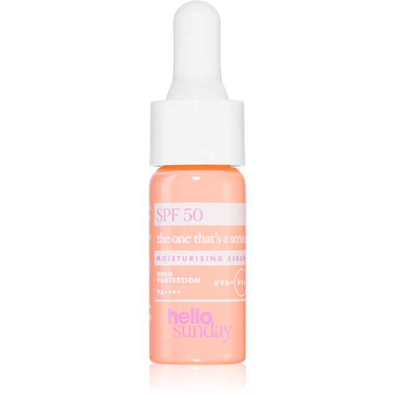 Hello Sunday The One That´s A Serum Protective Serum With Moisturising Effect SPF 50 10 Ml