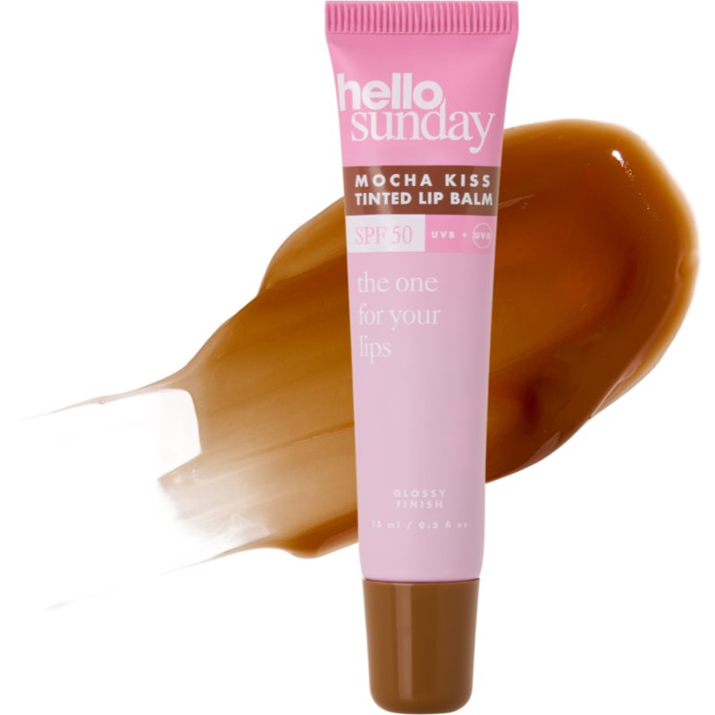 hello sunday the one for your lips tinted lip balm tönender Lippenbalsam SPF 50 Farbton Mocha Kiss 15 ml (Bild 2)