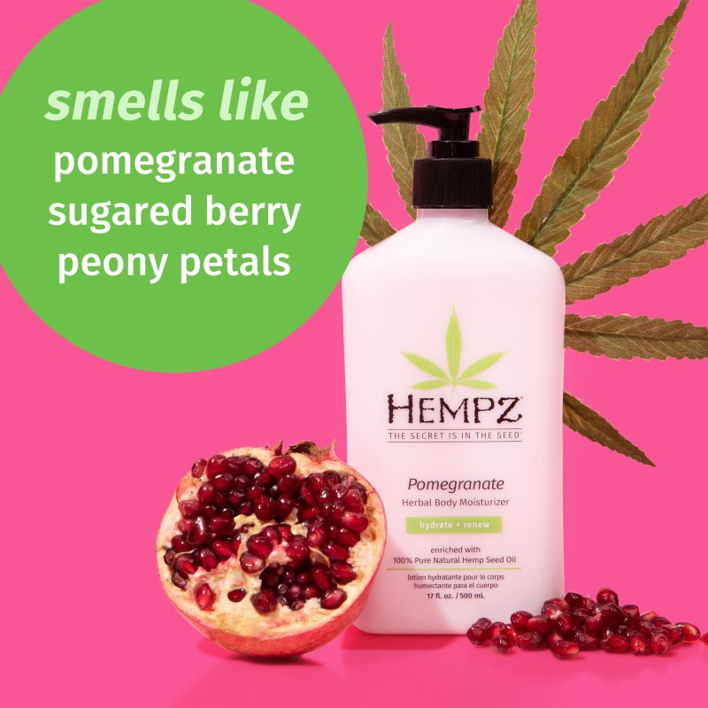 HEMPZ Pomegranate зволожуюче молочко для тіла 500 мл