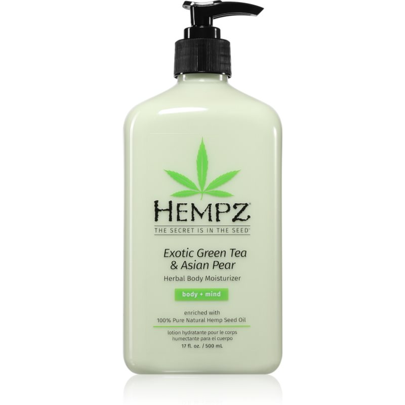 HEMPZ HEMPZ Exotic Green Tea & Asian Pear ενυδατικό γαλάκτωμα σώματος 500 ml