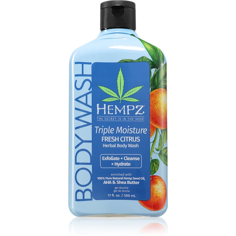 HEMPZ Triple Moisture tusfürdő gél testre 500 ml akciós termékkép 1