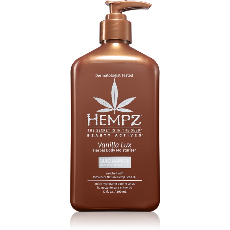 HEMPZ Vanilla Lux тоалетно мляко за тяло 66 мл.