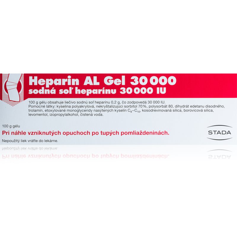 Heparin Heparin AL 30 000 IU gél proti modrinám a pomliaždeninám 100 g kúpite na Notino.sk