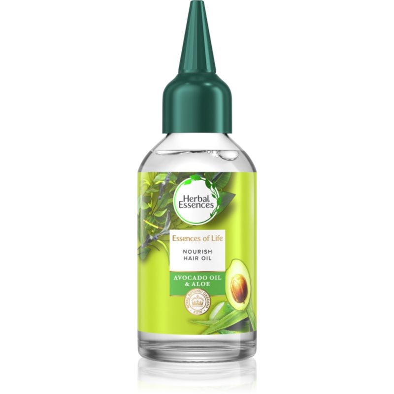 Herbal Essences Essences Of Life Avocado Oil & Aloe поживна олійка для волосся 100 мл