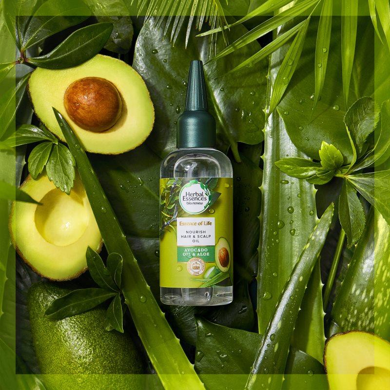 Herbal Essences Essences Of Life Avocado Oil & Aloe поживна олійка для волосся 100 мл