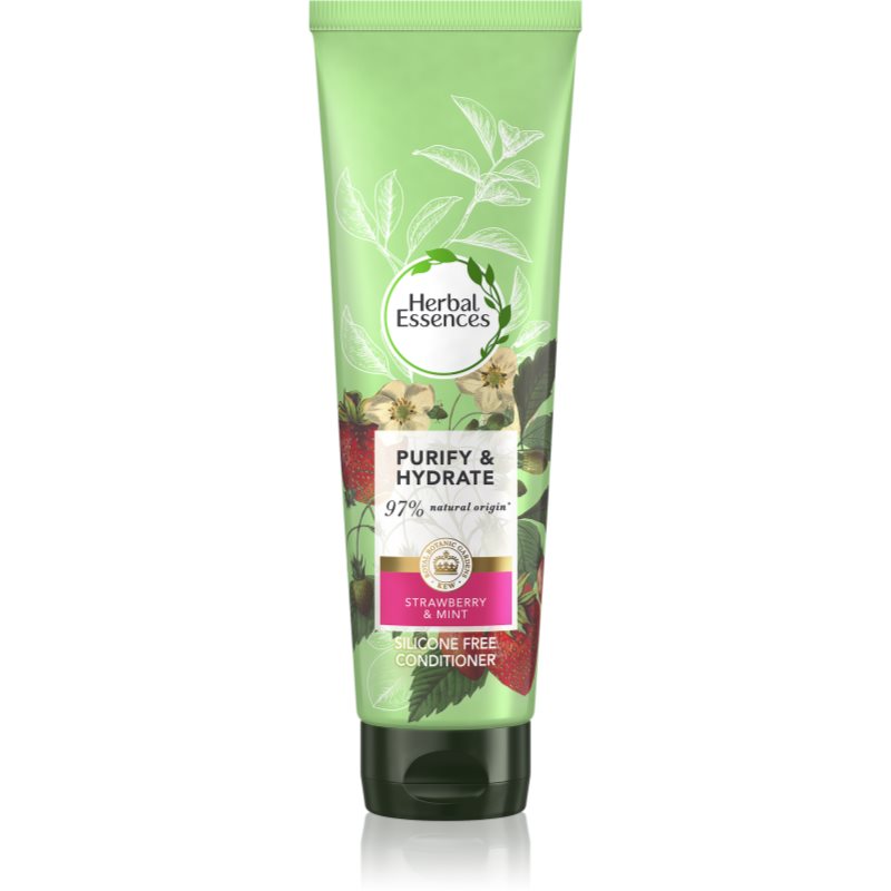 Herbal Essences 97% Natural Origin Strawberry&Mint кондиціонер для волосся 275 мл