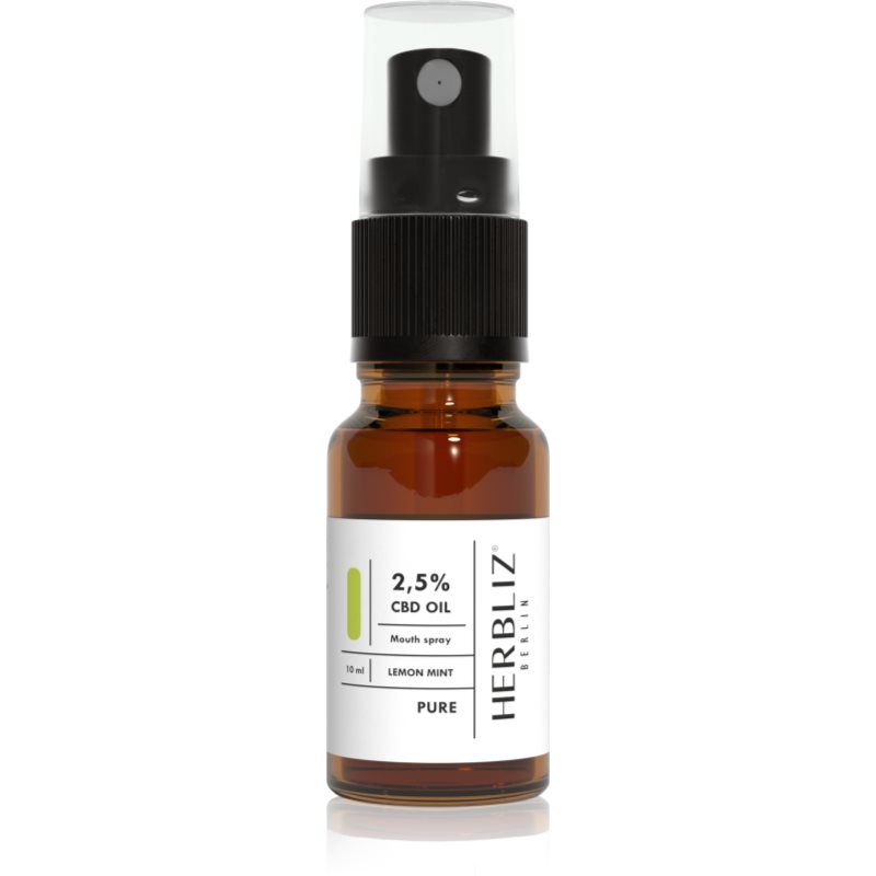 

Herbliz Lemon Mint CBD Oil 2,5% Спрей для порожнини рота з канабідіолом
