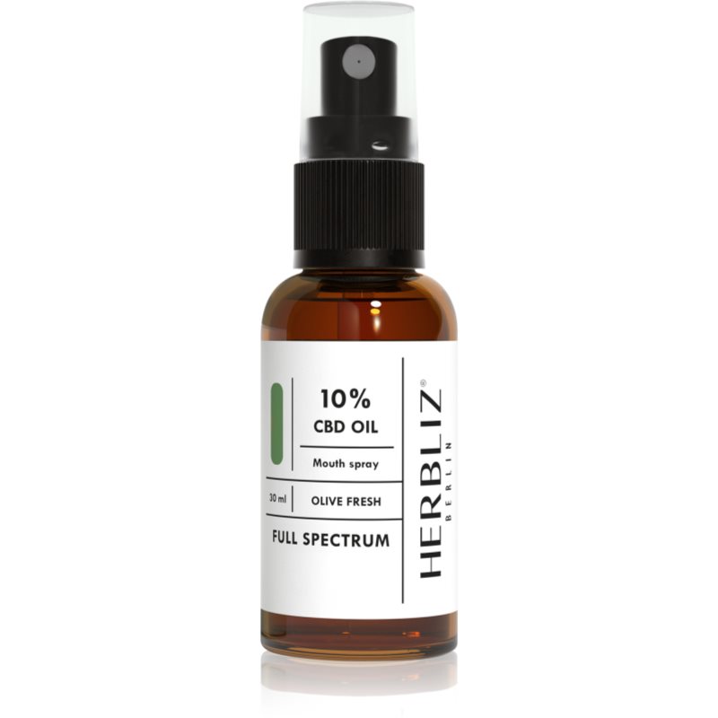 Herbliz Olive Fresh CBD Oil 10% Mouth Spray With CBD 30 Ml