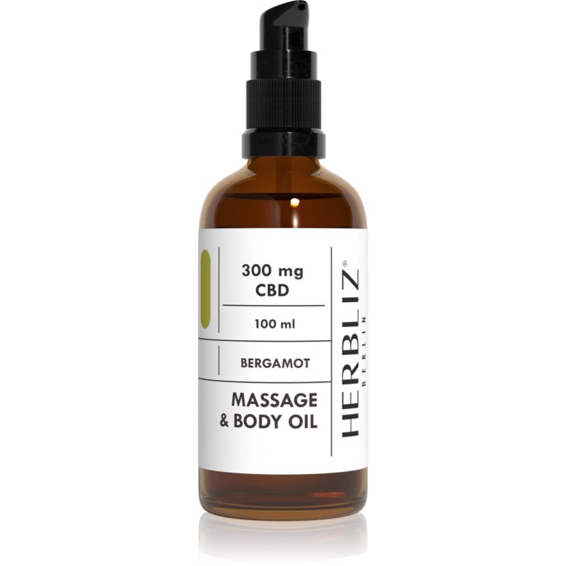 

Herbliz CBD Massage Oil Bergamot масажна олія з канабідіолом