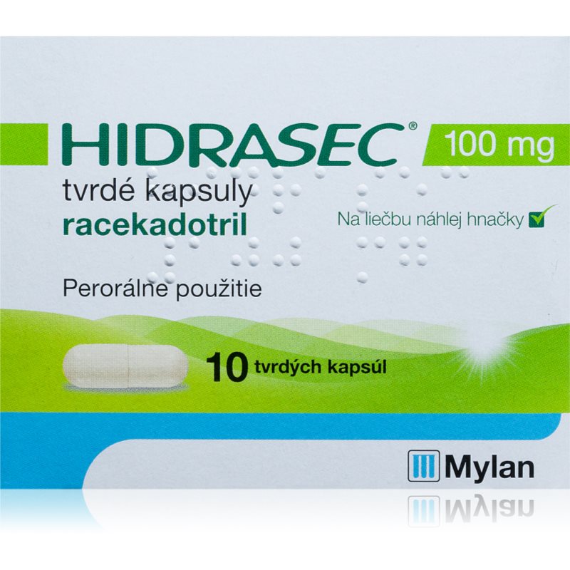 Hidrasec Hidrasec 100mg tvrdé kapsuly na liečbu hnačky 10 tbl