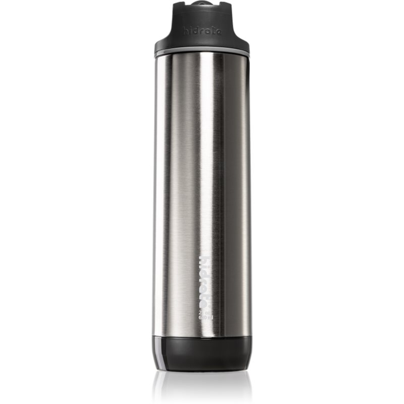 HidrateSpark Steel смарт-пляшка з трубочкою колір Stainless 620 мл