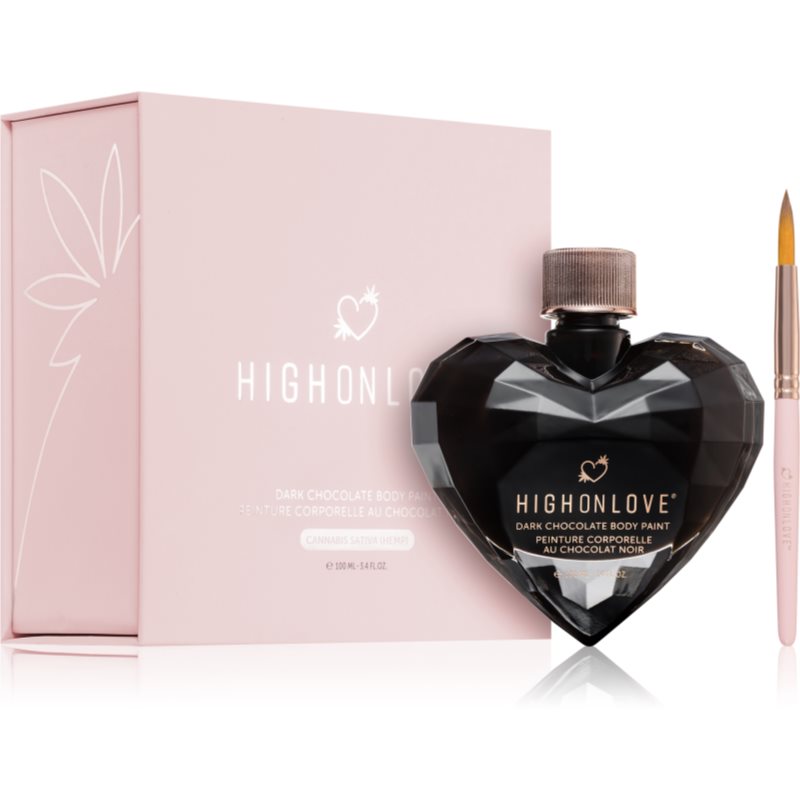 High On Love DARK CHOCOLATE BODY PAINT Chocolat Pour Le Corps 100 Ml