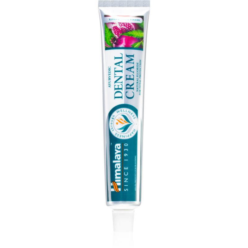 Himalaya Herbals Oral Care Ayurvedic Dental Cream žolelių dantų pasta su fluoridu spalvų derinys 100 g