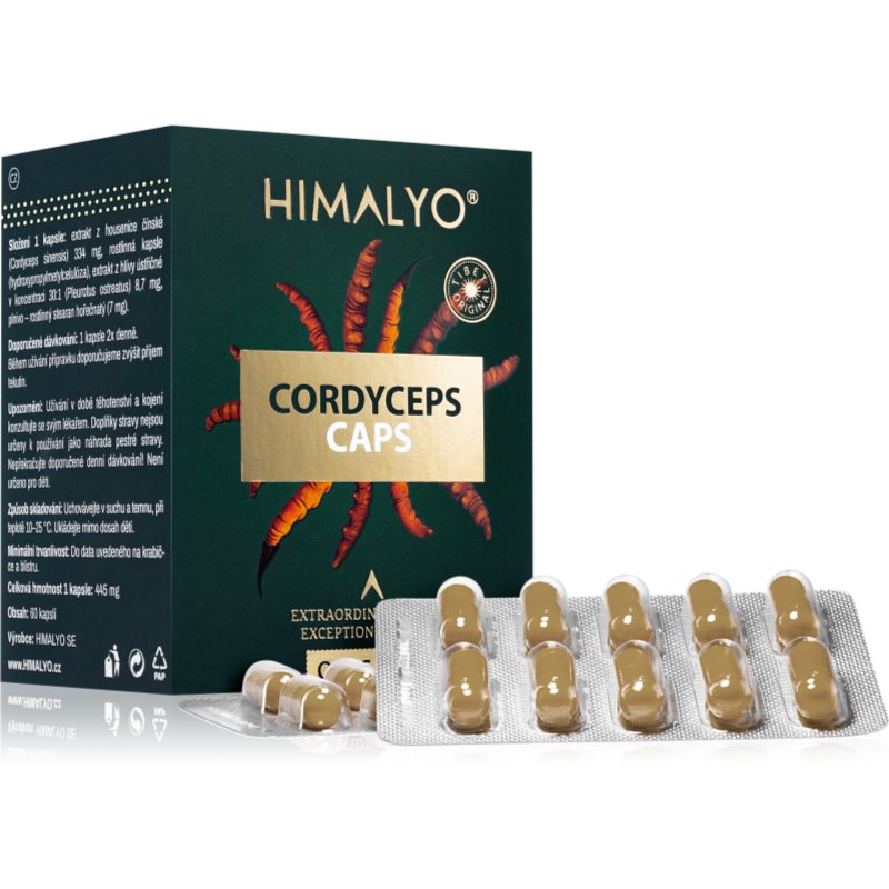 HIMALYO Cordyceps Caps kapsuly pre správne fungovanie organizmu 60 cps
