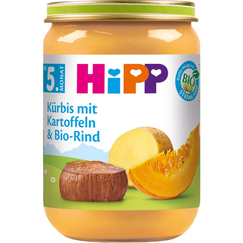 Hipp BIO tekvica, zemiaky a hovädzie mäso detský príkrm 190 g kúpite na Notino.sk