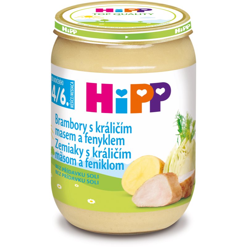 E-shop Hipp Hipp brambory s králičím masem a fenyklem dětský příkrm 190 g