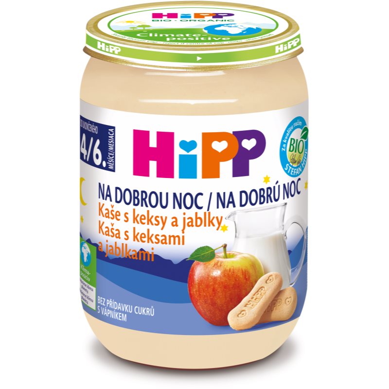 Hipp BIO kaša na dobrú noc s keksami a jablkami detský príkrm 190 g kúpite na Notino.sk