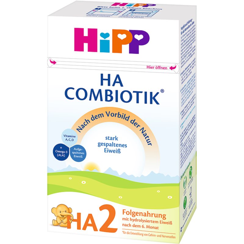 Hipp HA 2 pokračovací kojenecká výživa 500 g