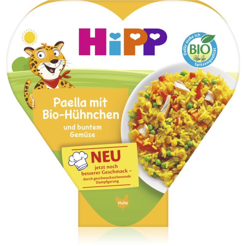 Hipp BIO Paella so zeleninou a kuracím mäsom detský príkrm 250 g