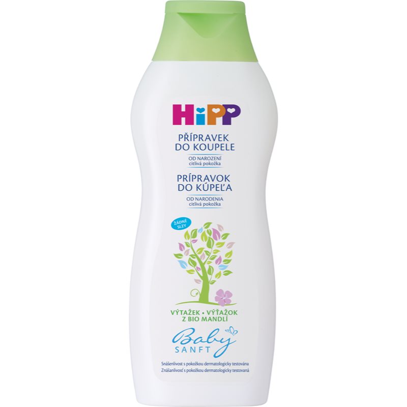 Hipp Babysanft fürdő termék az érzékeny bőrre gyermekeknek születéstől kezdődően 350 ml