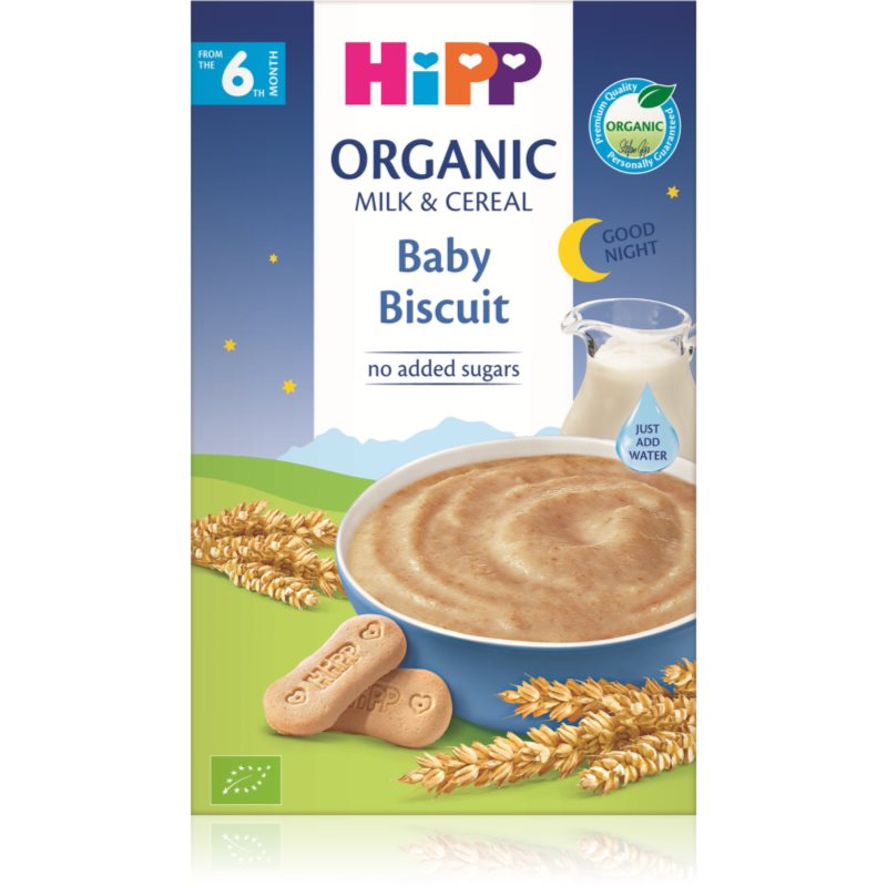 Hipp BIO mliečna kaša na dobrú noc s detskými keksami mliečna kaša na dobrú noc 250 g kúpite na Notino.sk