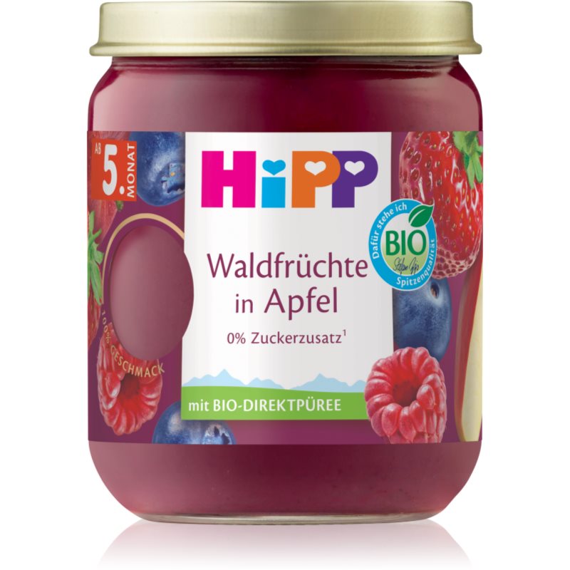 Hipp BIO Jablko, jahody, borůvky, maliny 160 g koupíte na Notino.cz