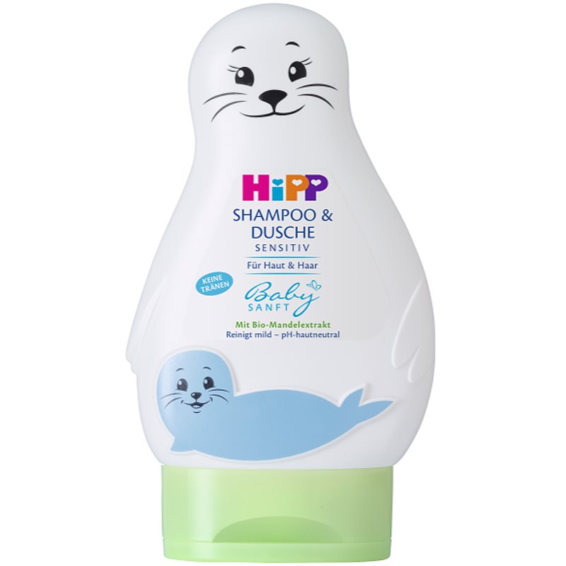 Hipp Babysanft šampūnas vaikams plaukams ir kūnui Seal 200 ml