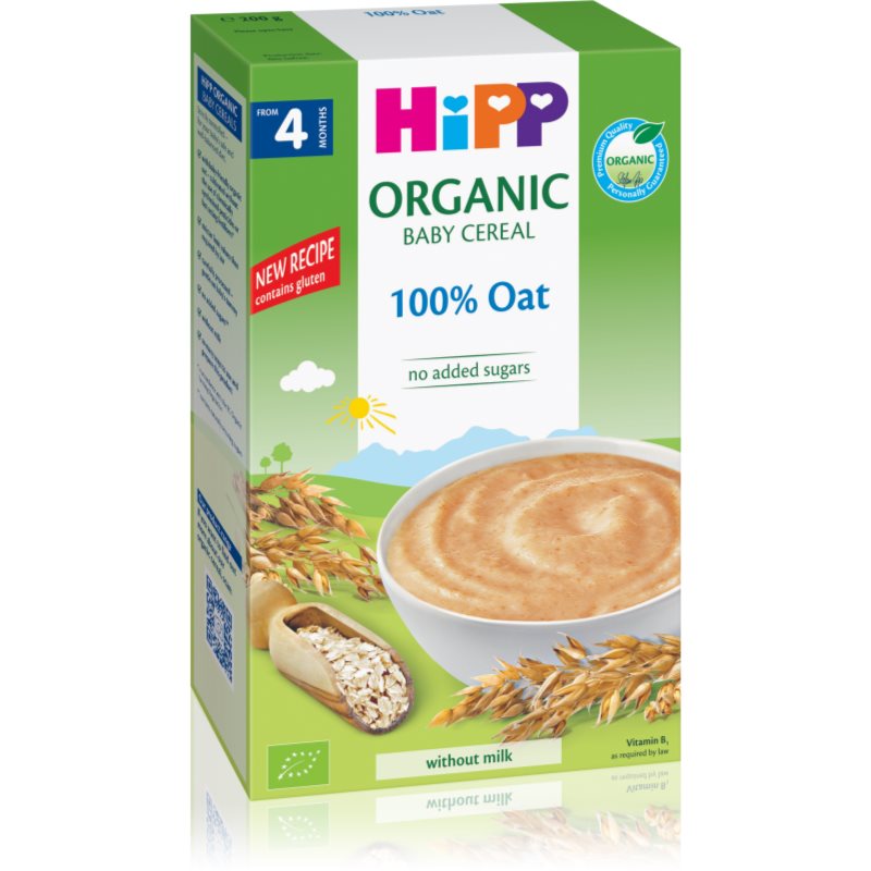 HiPP Obilná kaše 100% ovesná BIO 4m 200g