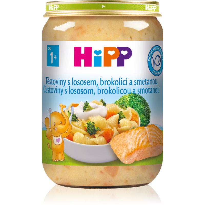 Hipp BIO cestoviny s lososom, brokolicou a smotanou detský príkrm 250 g kúpite na Notino.sk