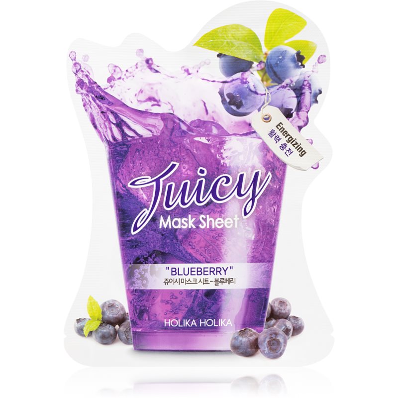 Holika Holika Juicy Mask Sheet Blueberry energising sheet mask 20 ml
